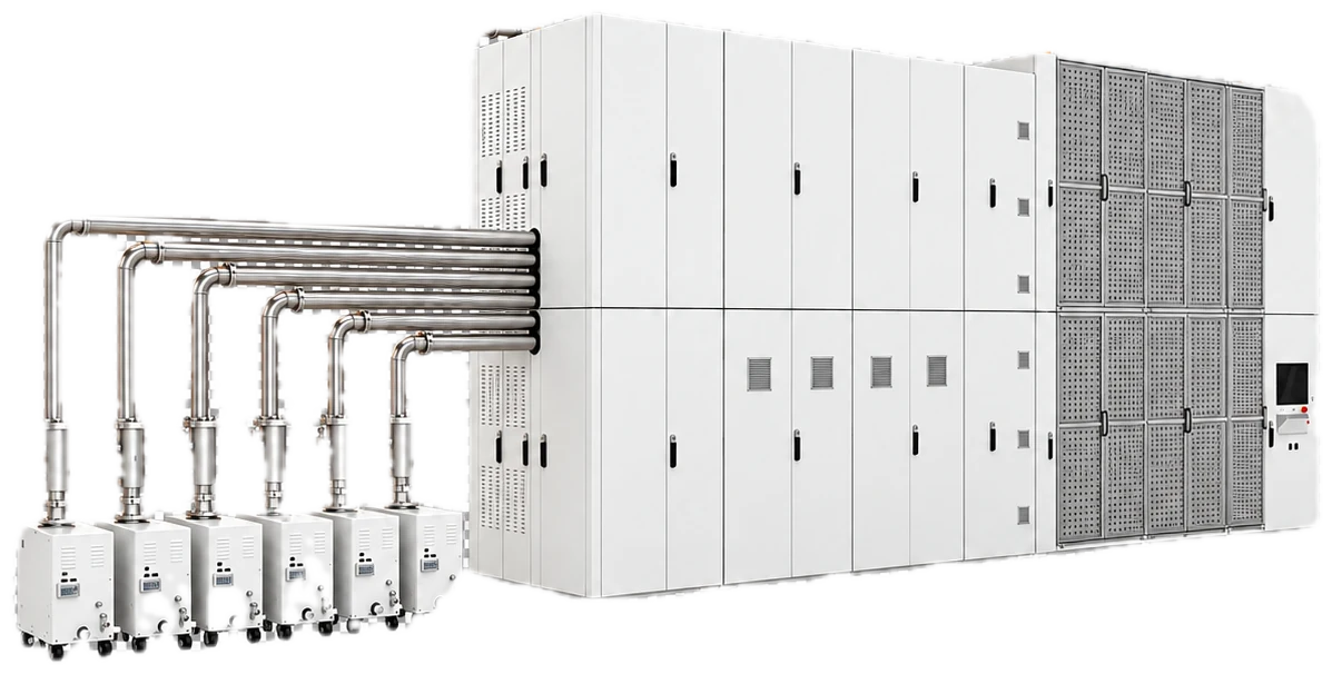 Solar cell manufacturing line