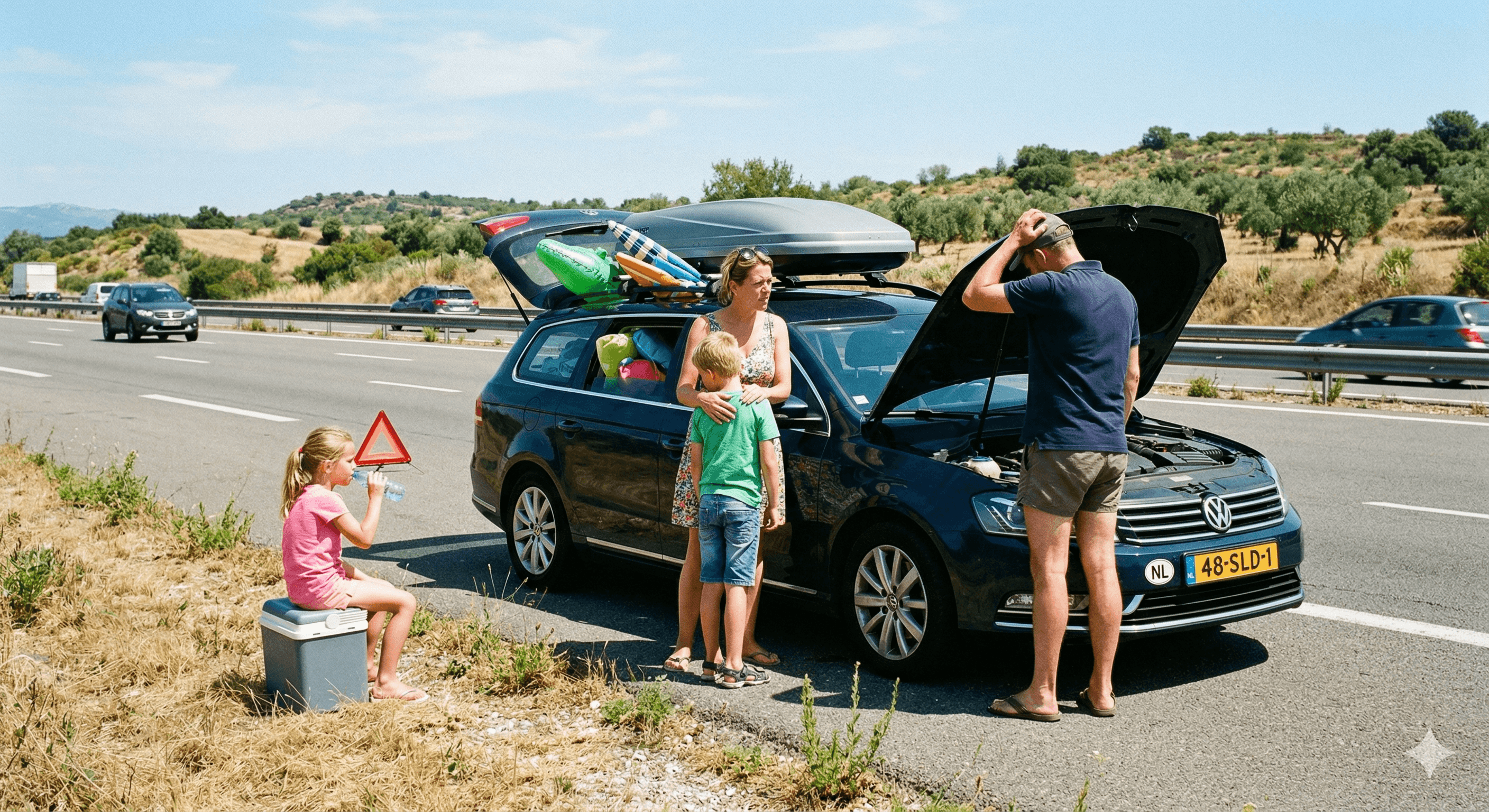 Een skiër liggend in de sneeuw