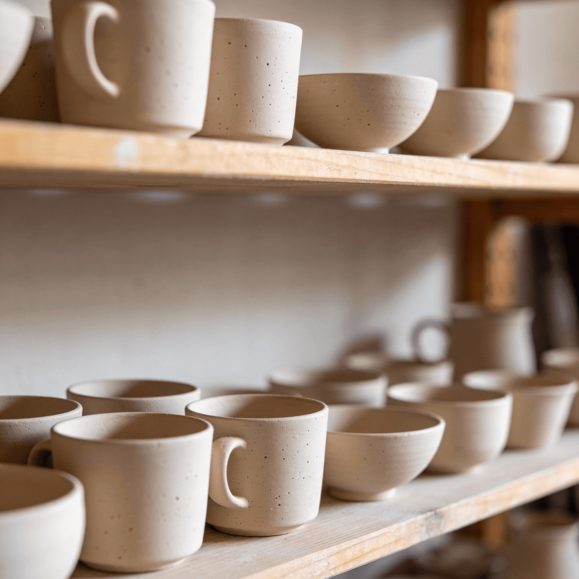 Artisanal Ceramics Display