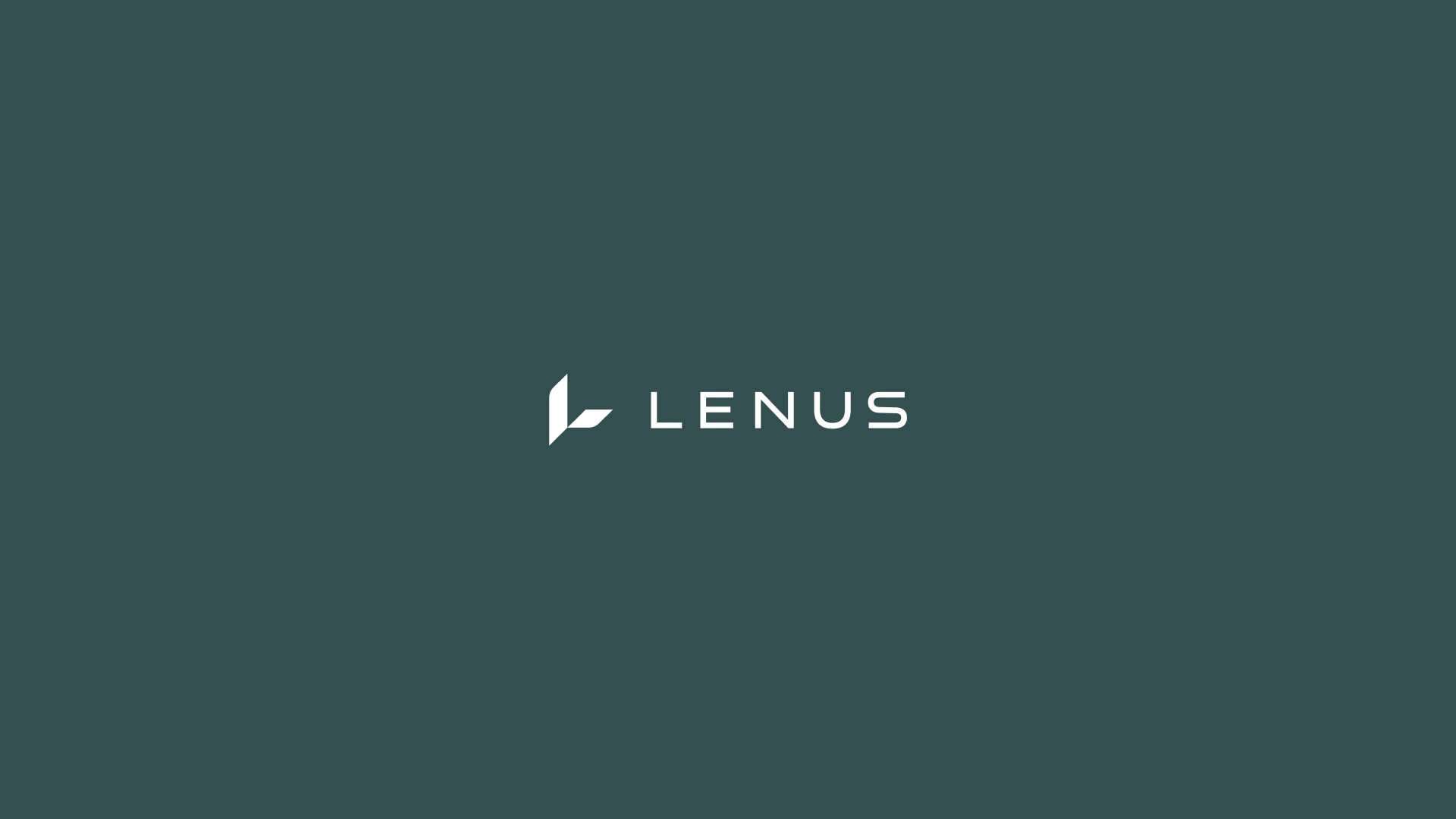 lenus logo on green background