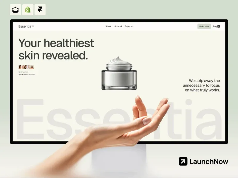  Essentia - Premium Framer eCommerce Template