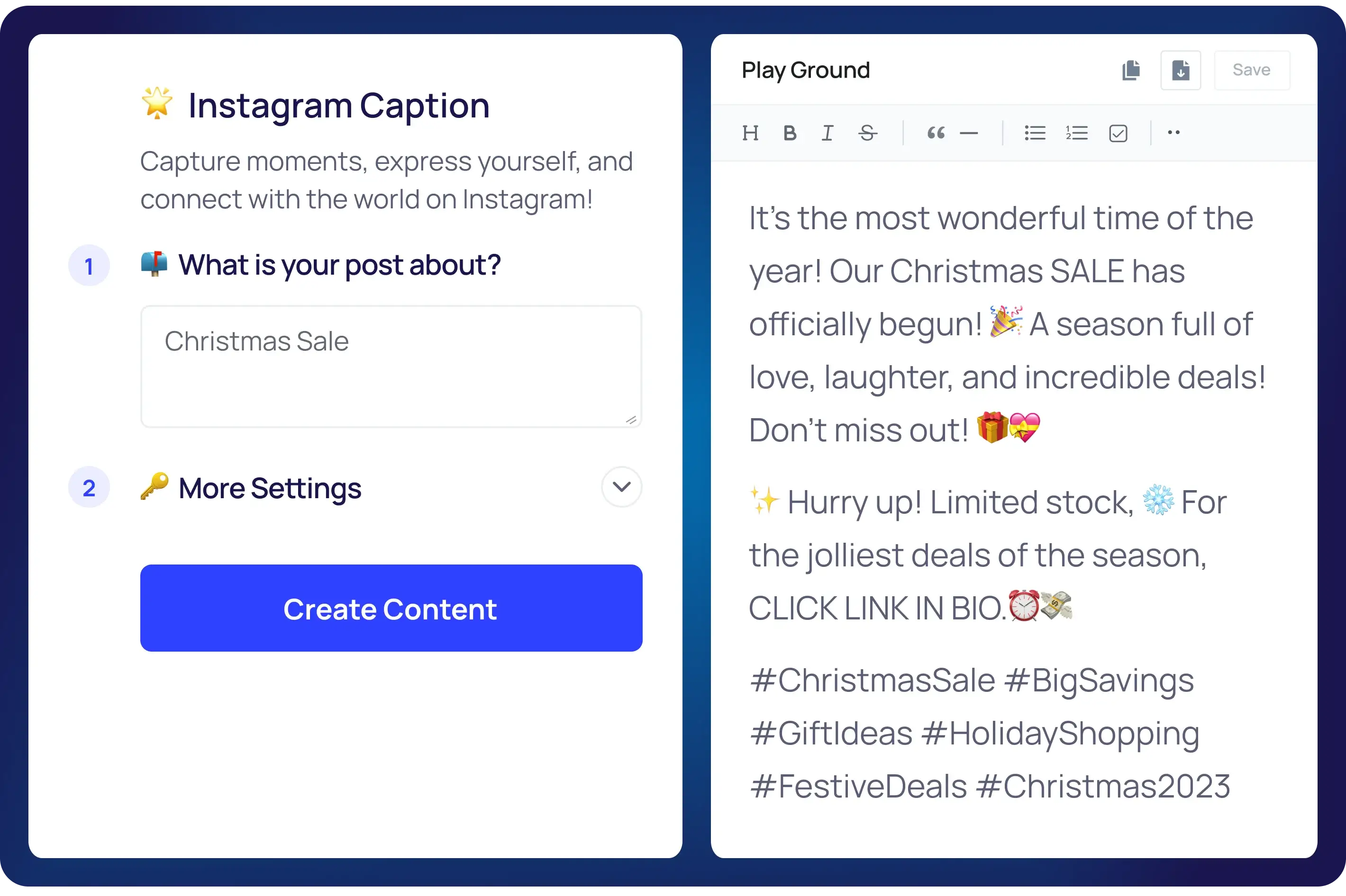 Instagram Caption Generator Why Us Image