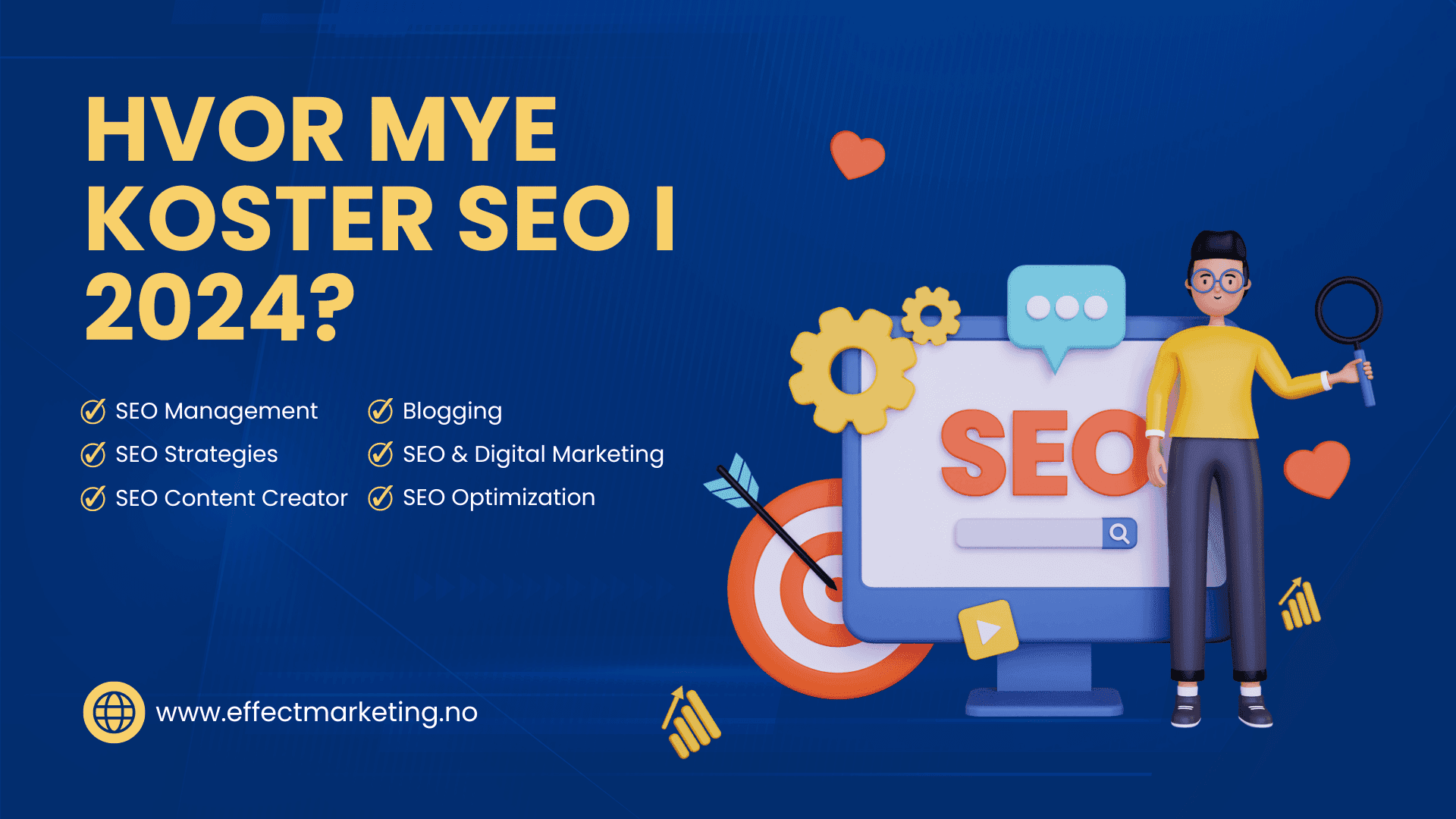 Hvor mye koster SEO i 2024?