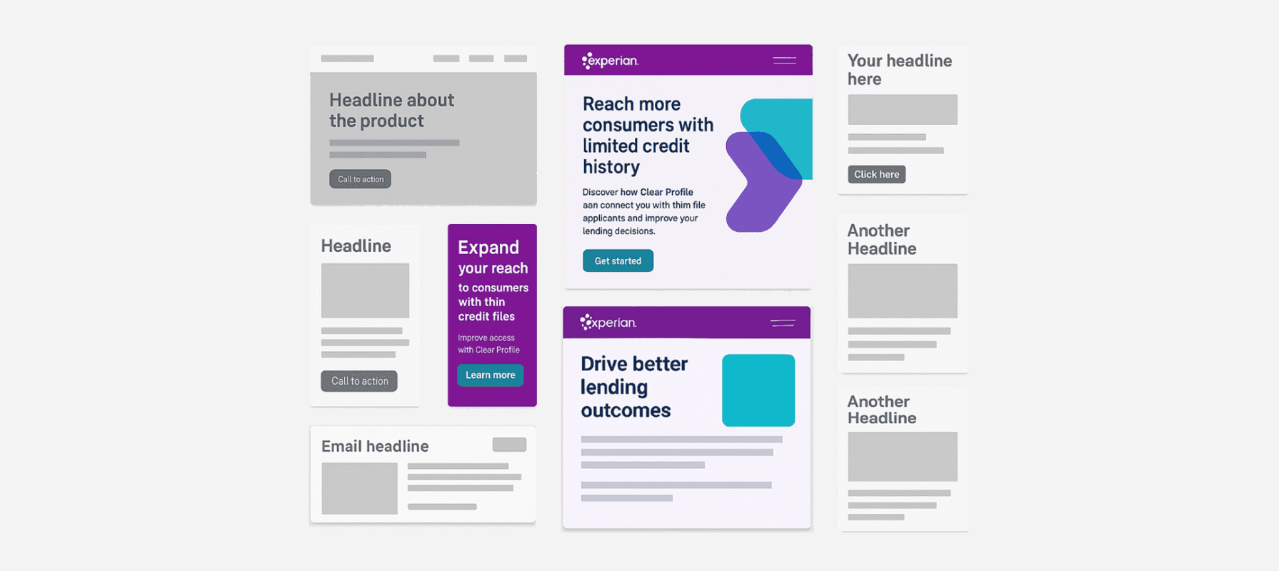 Collage and Ads and emails