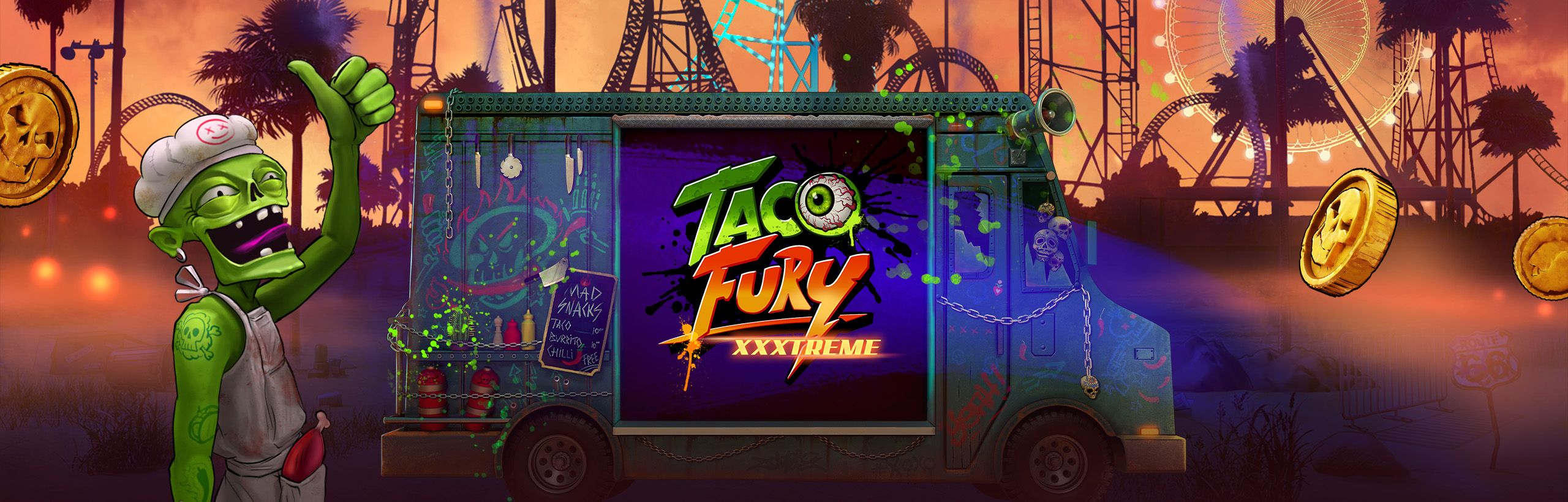 Taco Fury XXXtreme - visuel officiel NetEnt