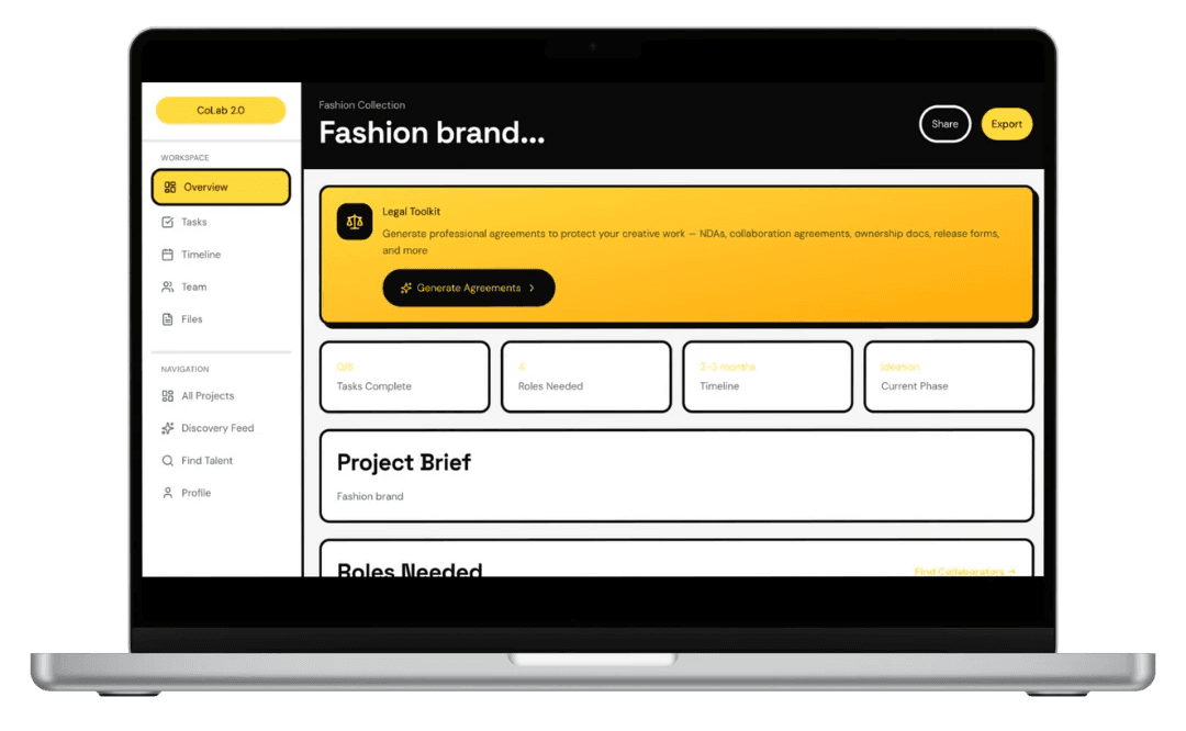 An image of Dreelio's dashboard
