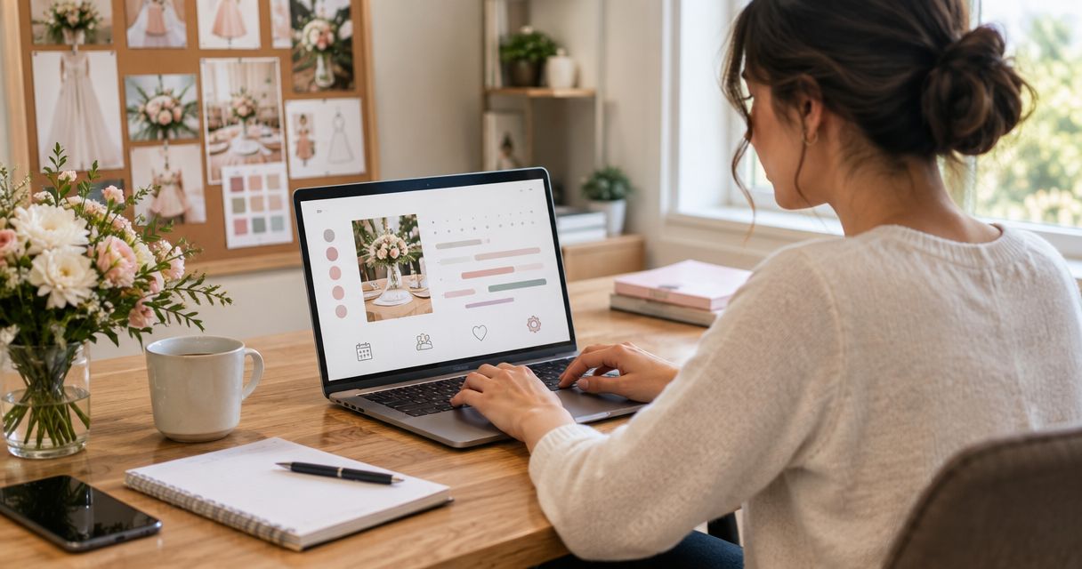 How long does it take to set up wedding planner software?