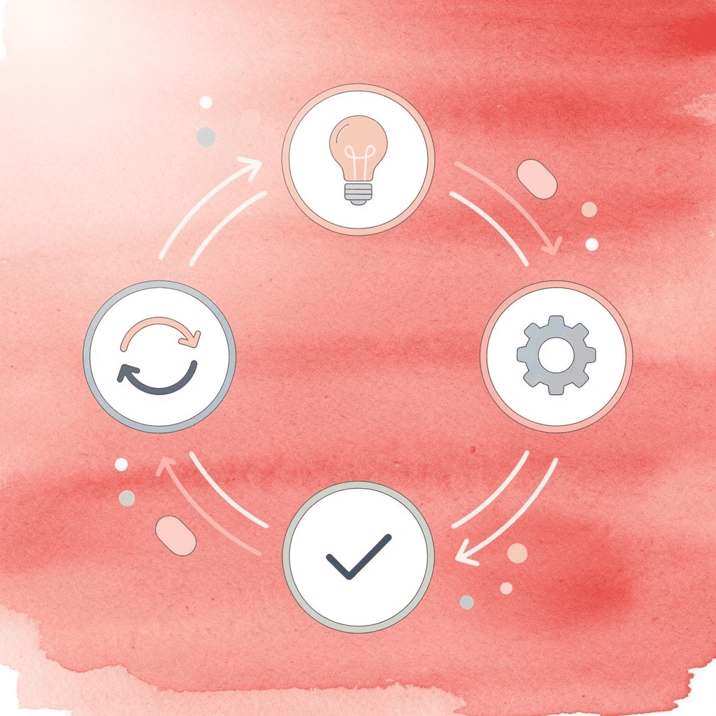 Cycle showing how extreme dieting leads from motivation to burnout