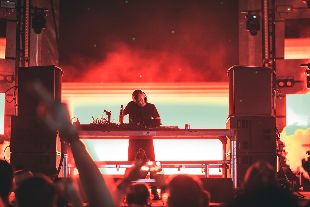 Richie Hawtin performing at Movement, Detroit, 2022. Photo by High Above Productions