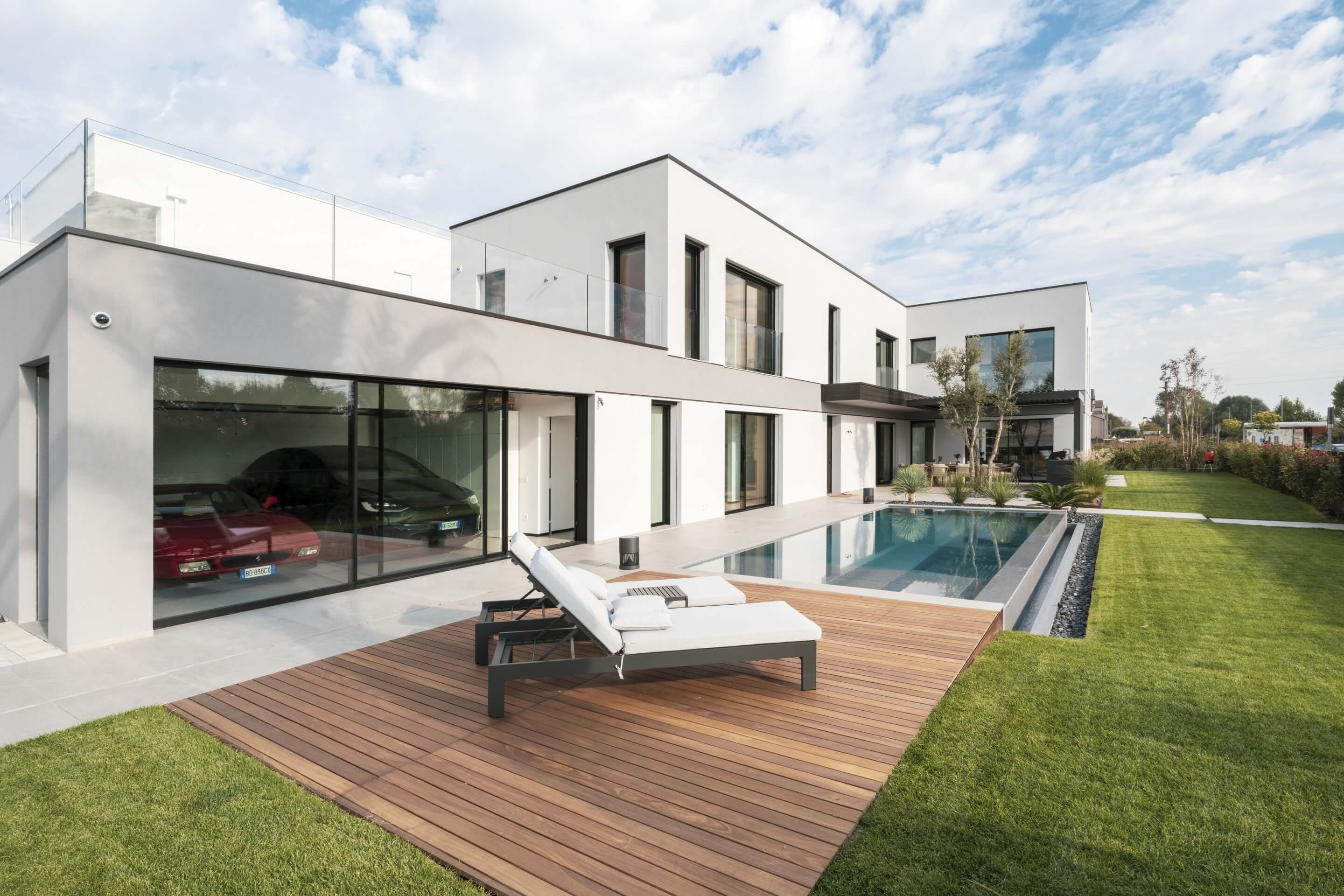 Foto architettura casa contemporanea a Padova - Nearlight Studio Agenzia fotografica