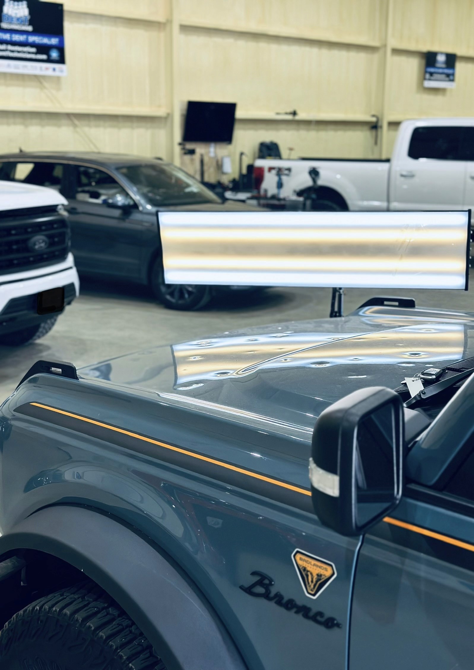 Car with hail damage - The Dent Technicians