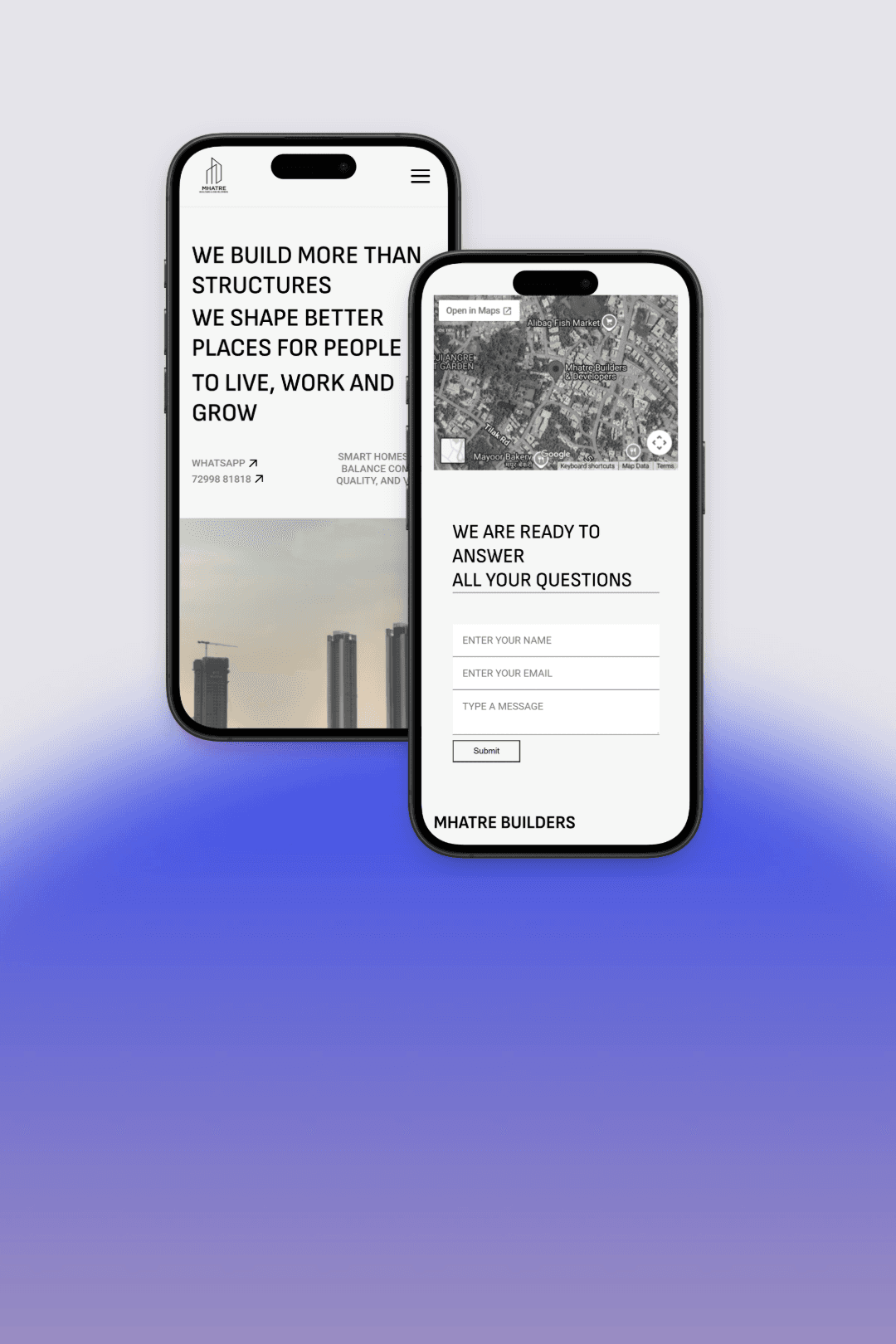 Mhatre Builders Mockup