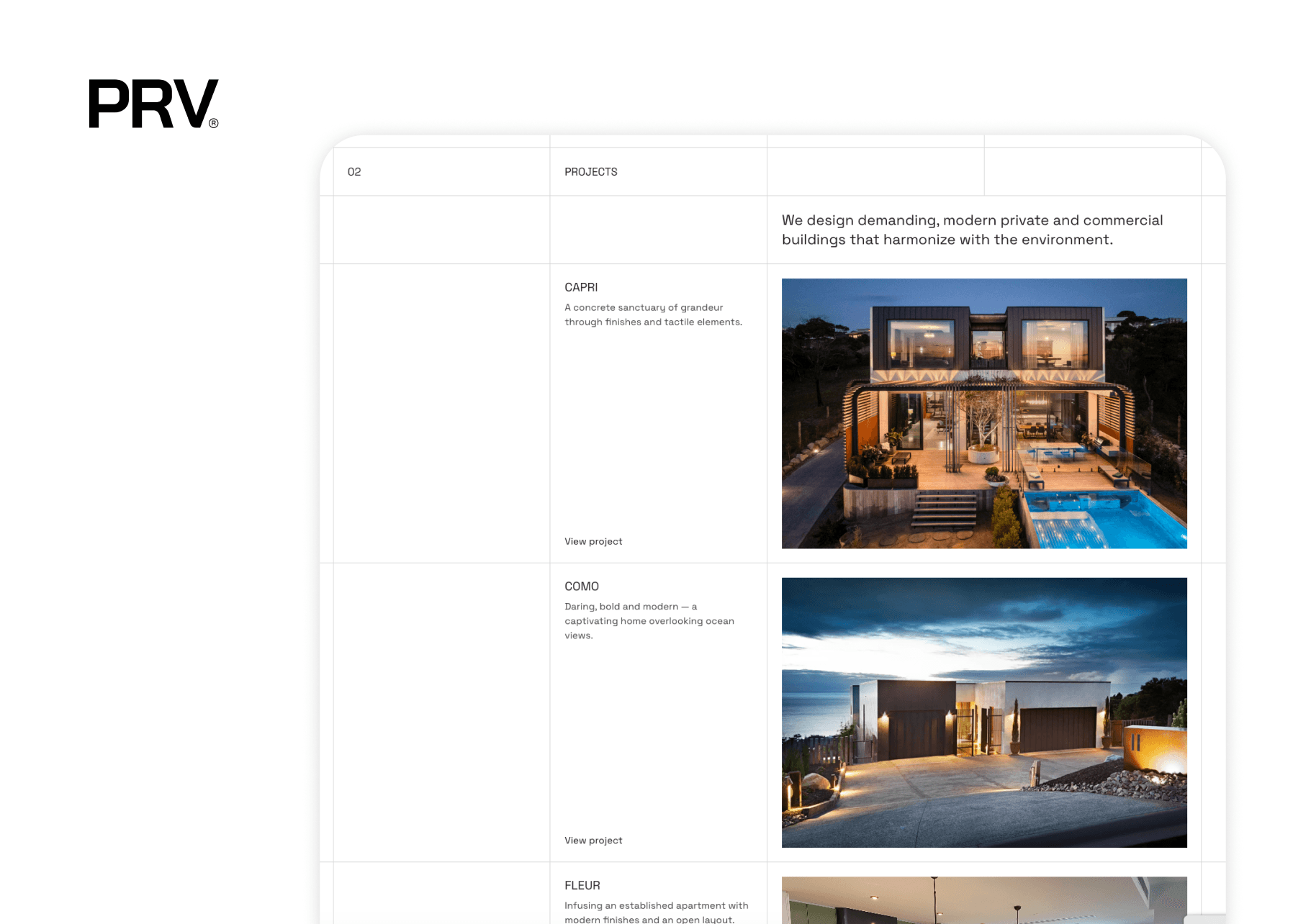 PRV Page