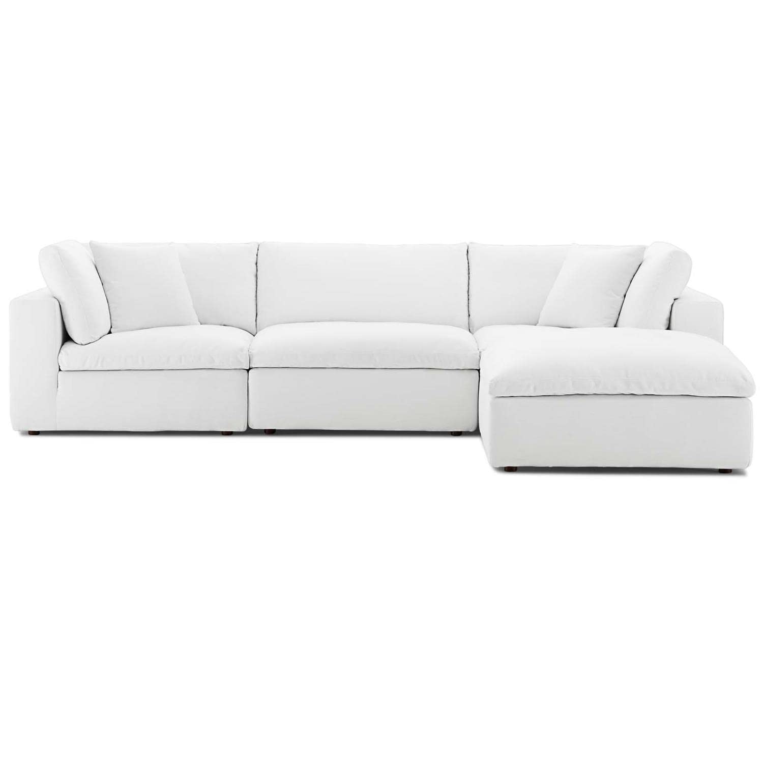 Stylish Homethreads cloud couch with a modern silhouette and deep seating, ideal for lounging and relaxation in any room.