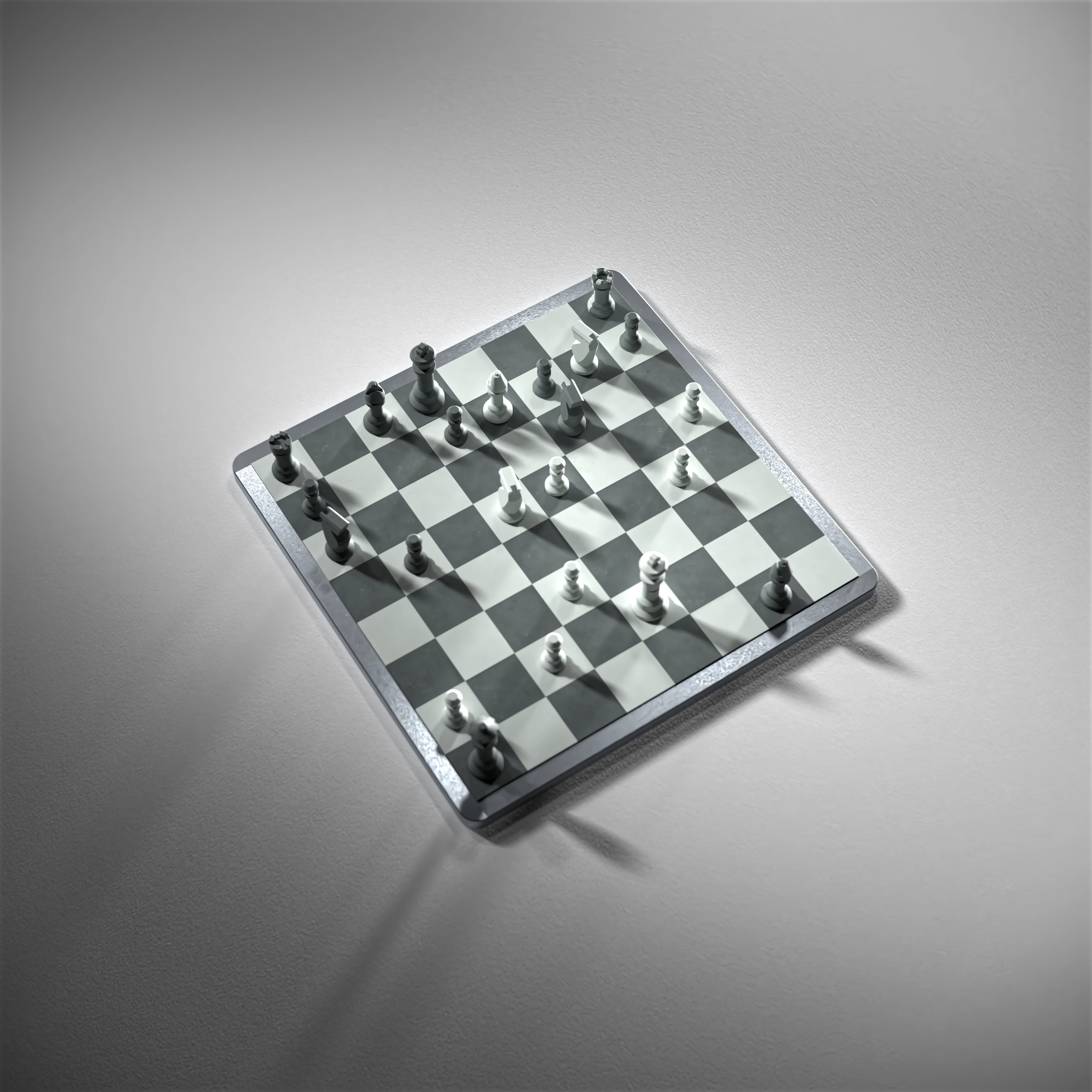 Board with Immortal Game