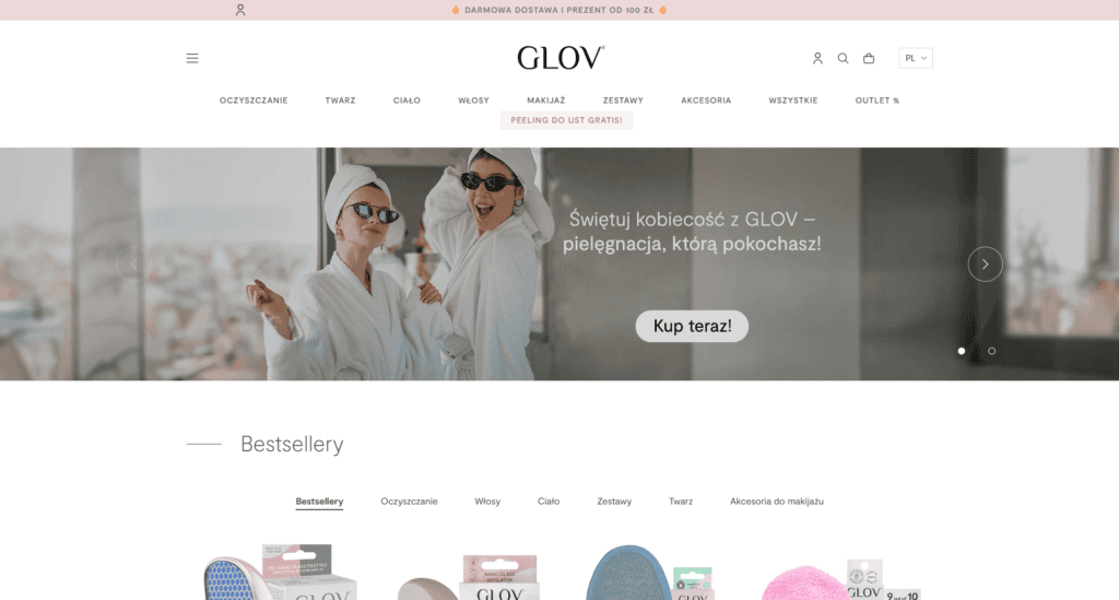 Top 10 cosmetics brands Poland on Shopify - GLOV