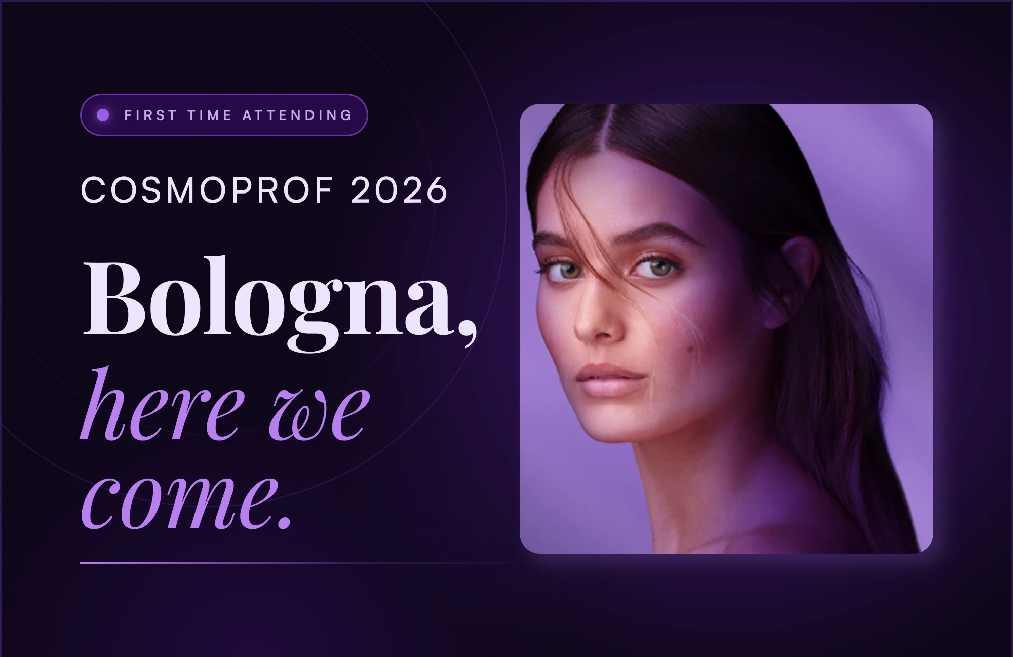 Skincare brand attending Cosmoprof 2026 Bologna for the first time