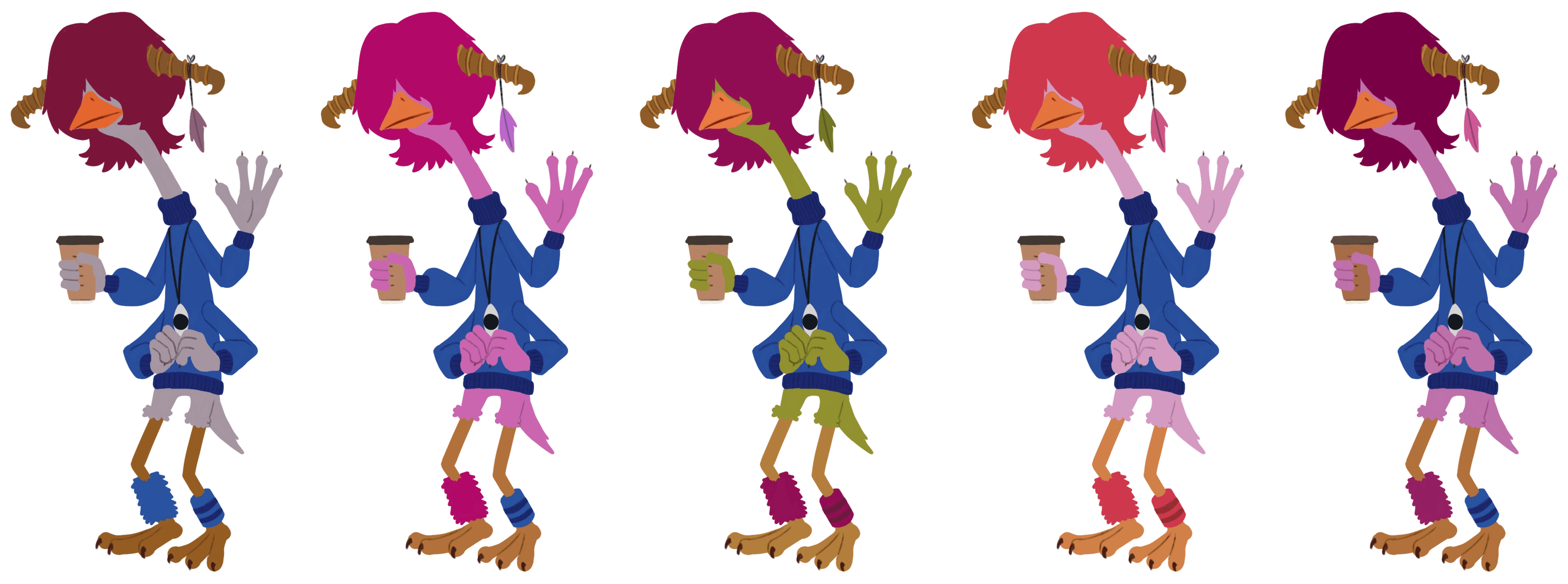 MC character turnaround