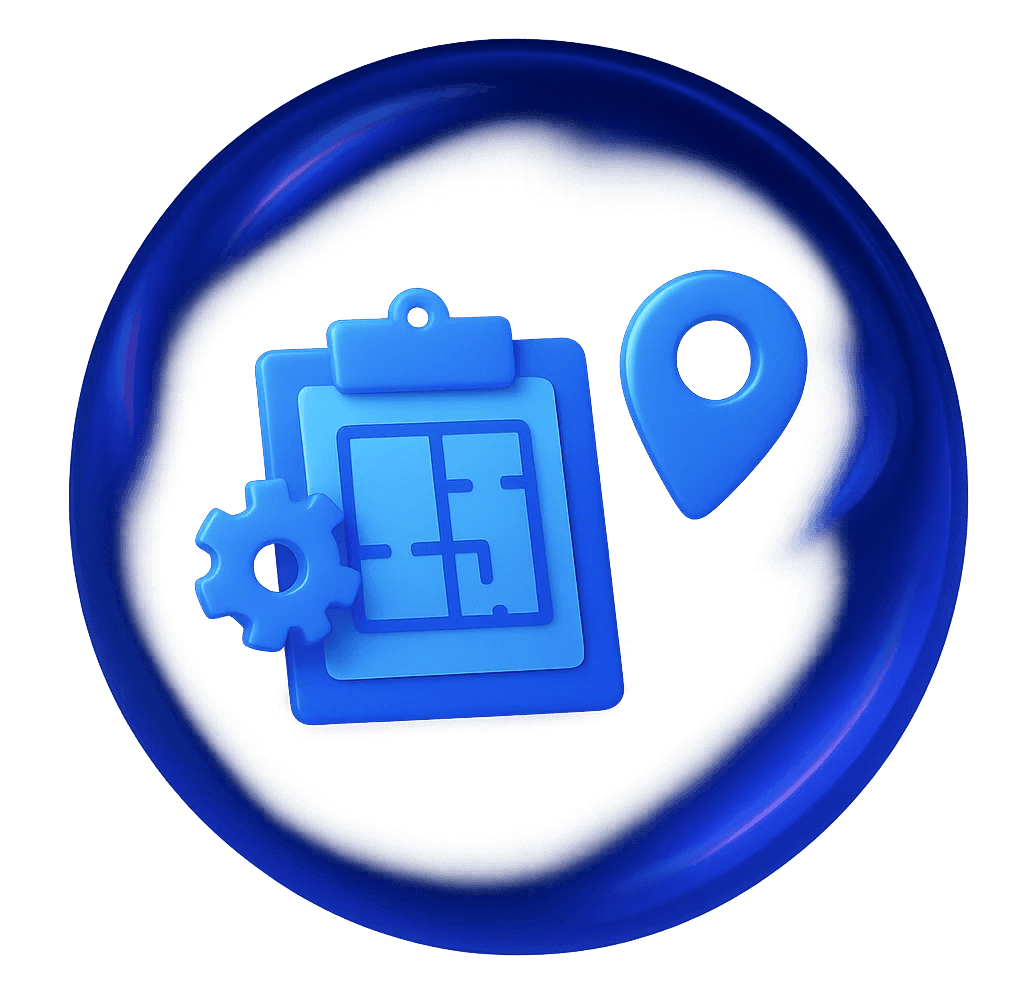 Facilities Management 3D image.