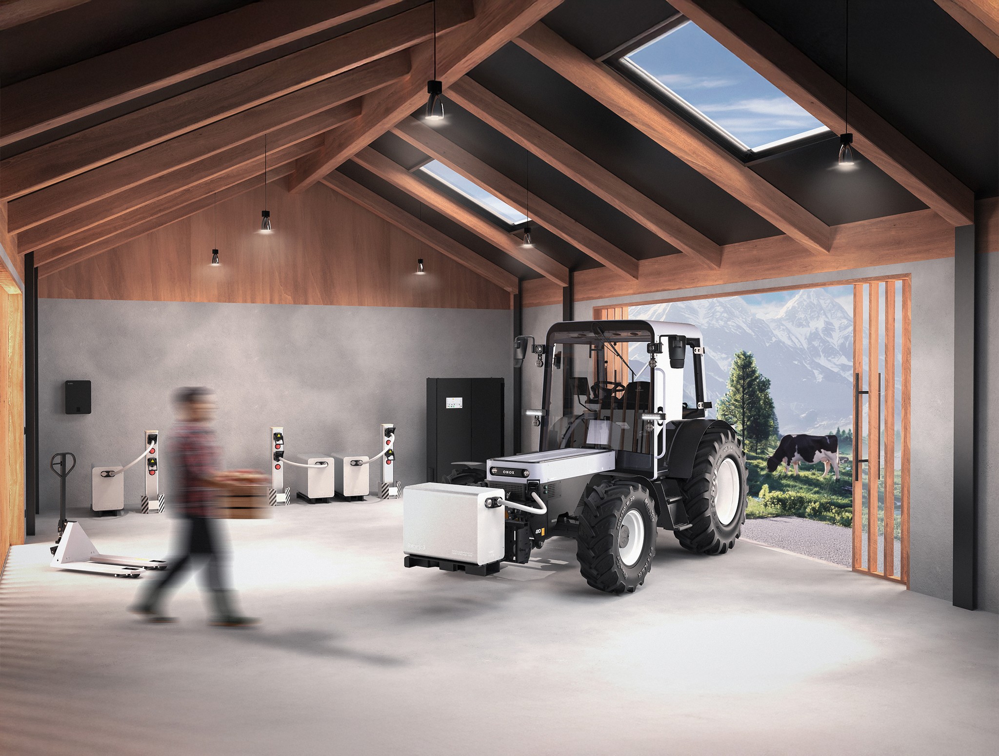 ONOX - Electric Tractor Alp Scene