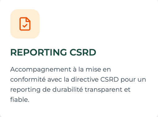 Illustration du reporting CSRD : accompagnement à la conformité pour un reporting de durabilité fiable et transparent.