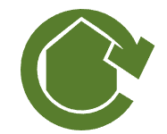 Abstract dark blue and brown waves