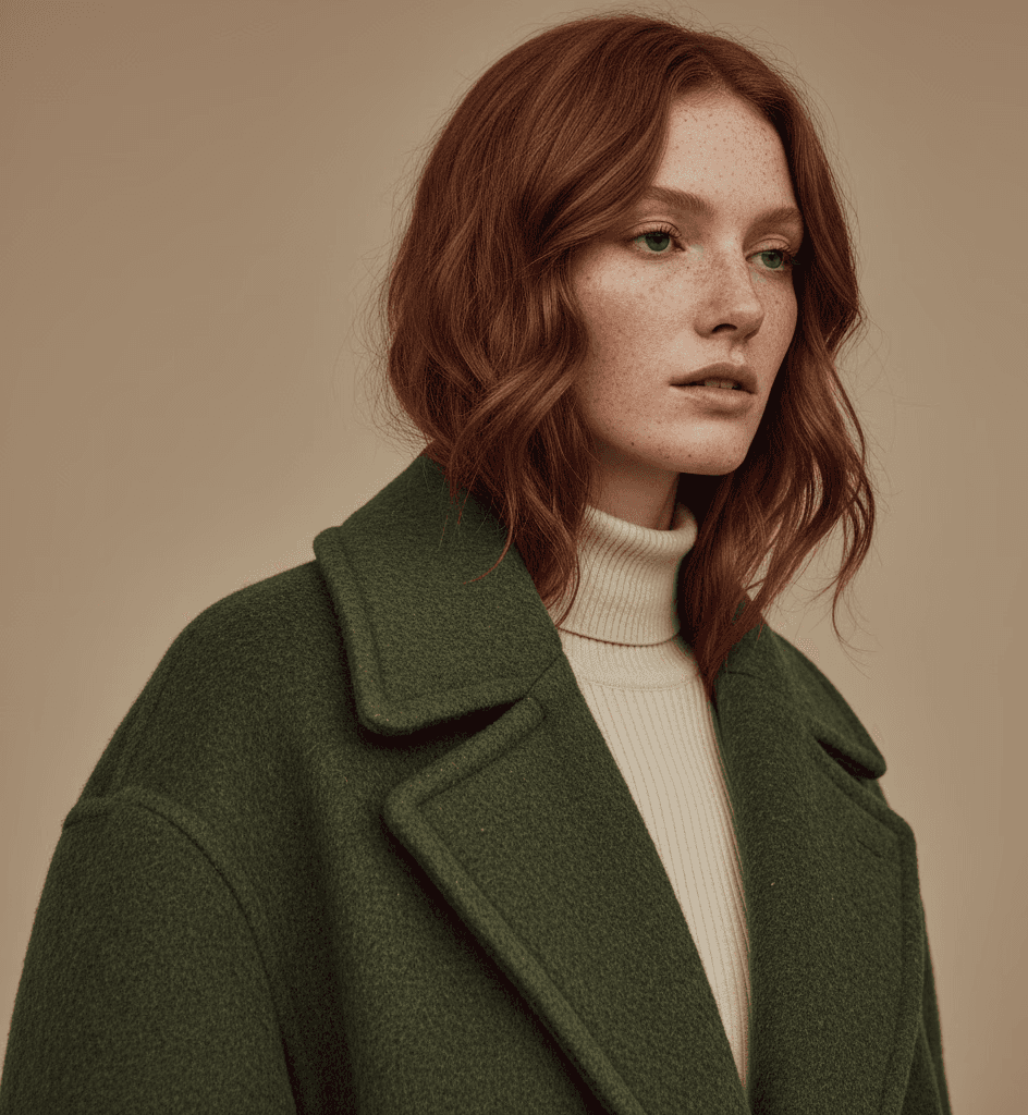 Woman in brown hairs