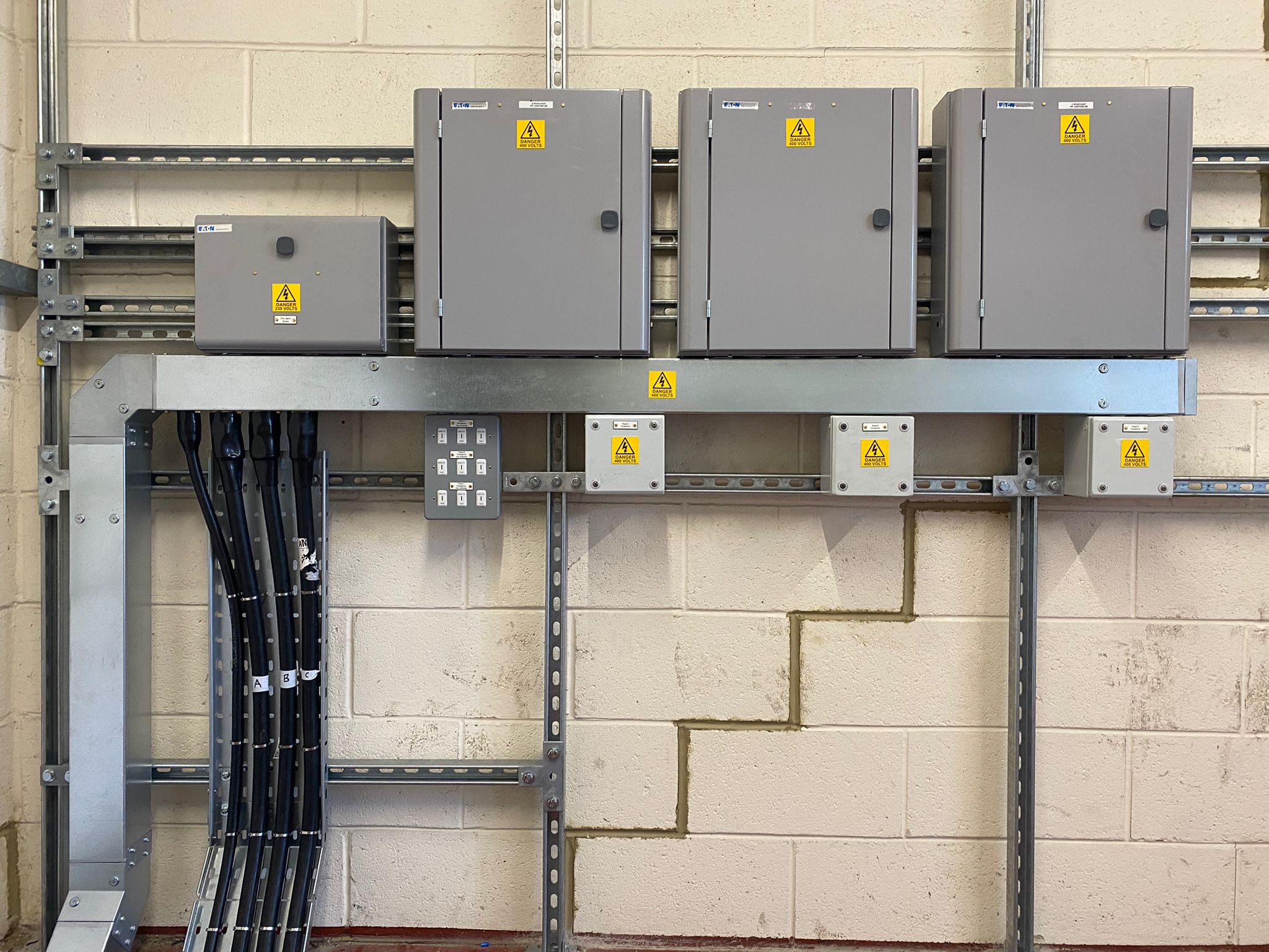 An electrical rail project completed by DPH 