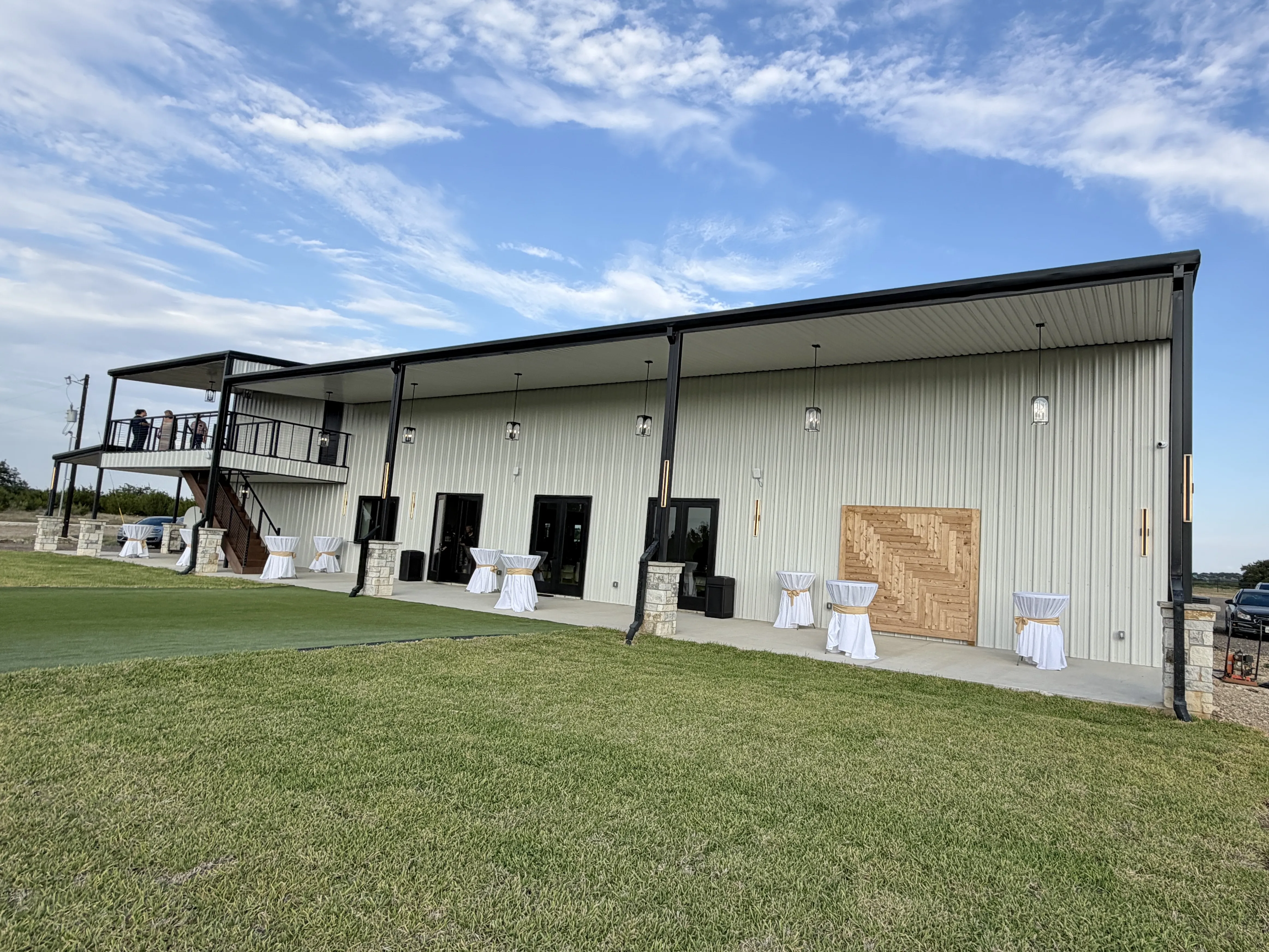 The Venue at Wildflower Hill built by Perks Metal Works Lampasas, Texas