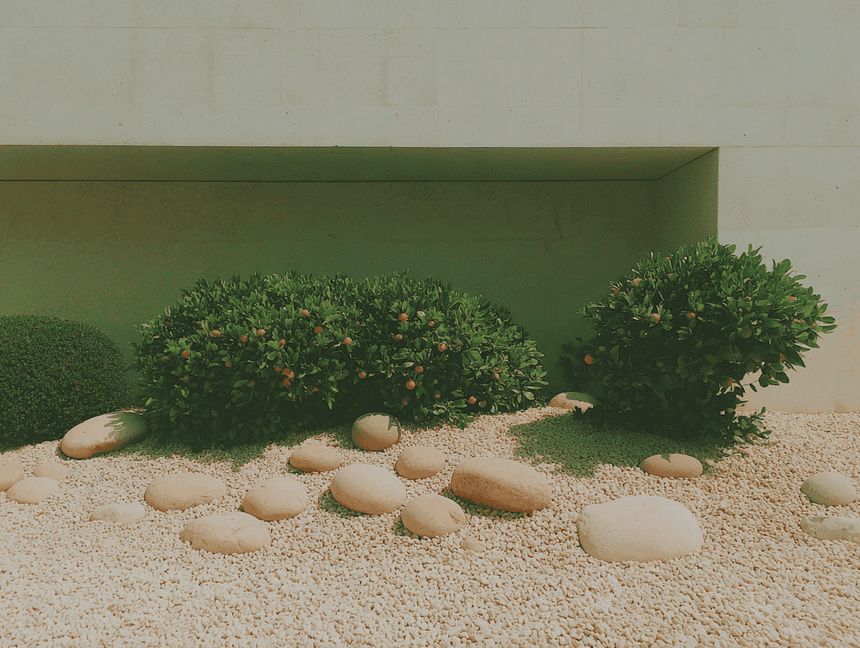 Natural stone landscaping
