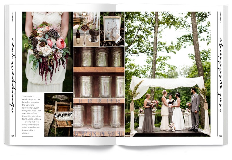 style me pretty magazine wedding feature