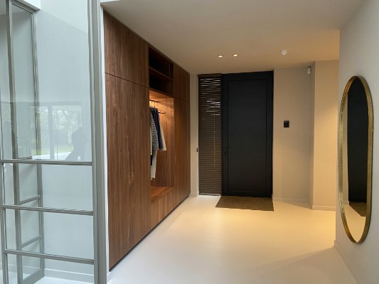 Moderne villa gietvloer