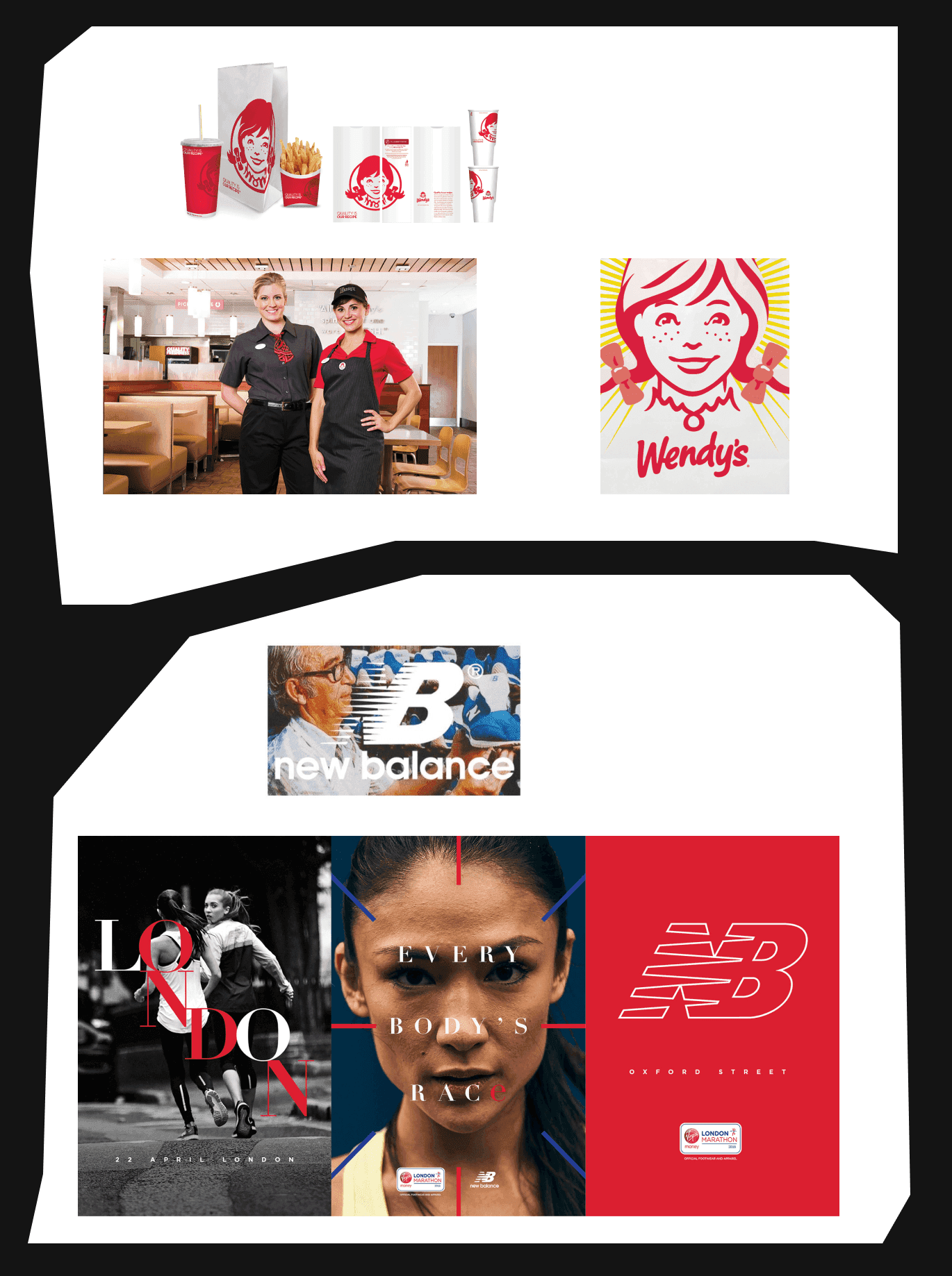 leading brand cases wendy's , new balance