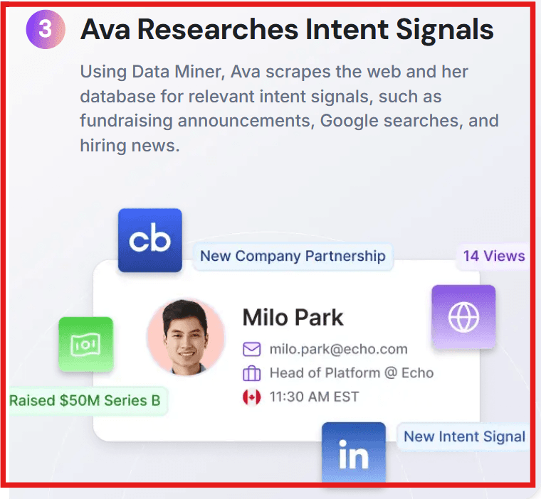 Ava Data miner feature