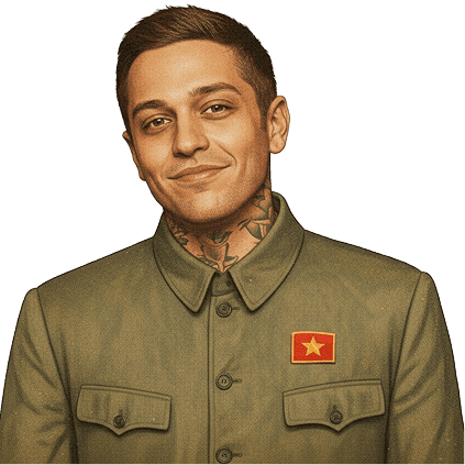 Small dog pulling kid with his leash