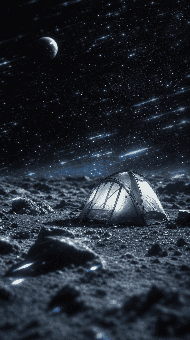 LUN.R CAMP brand identity design application 3.