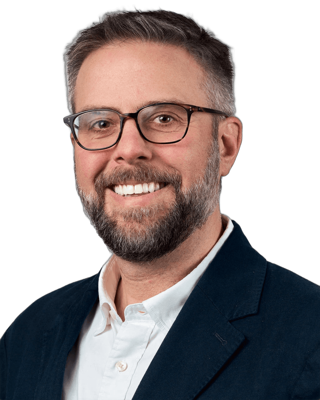 man wearing Henley top portrait