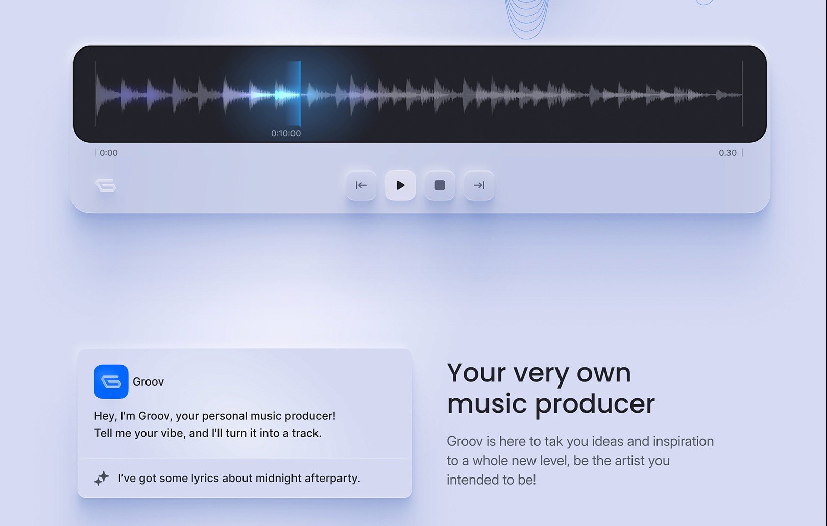 Soundry AI Website concept