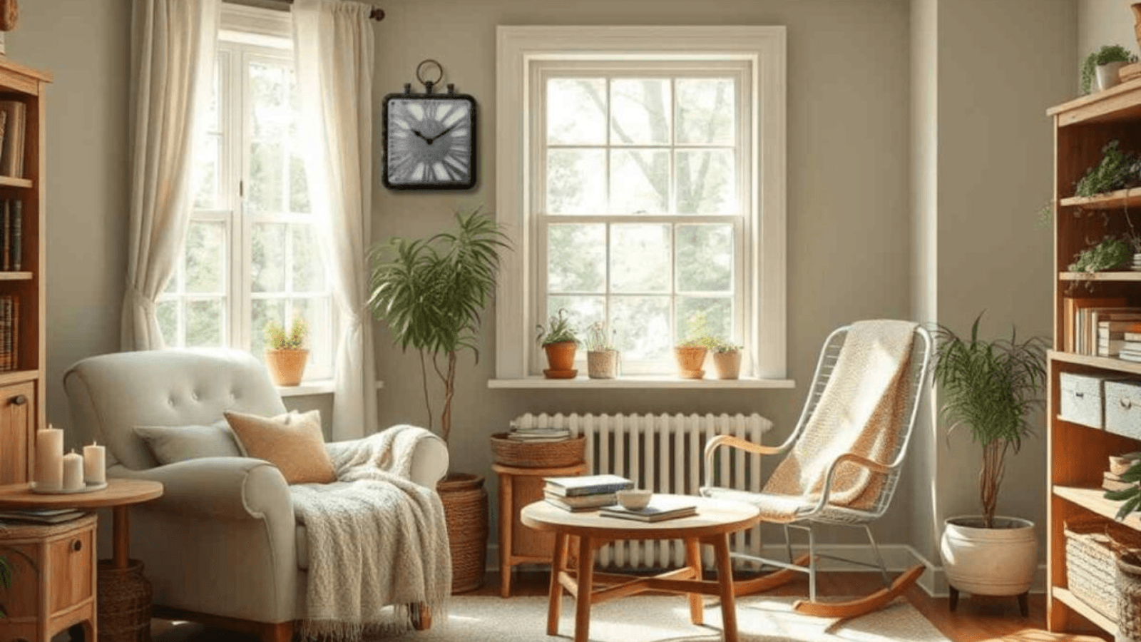 Cosy Scandinavian Reading Nook