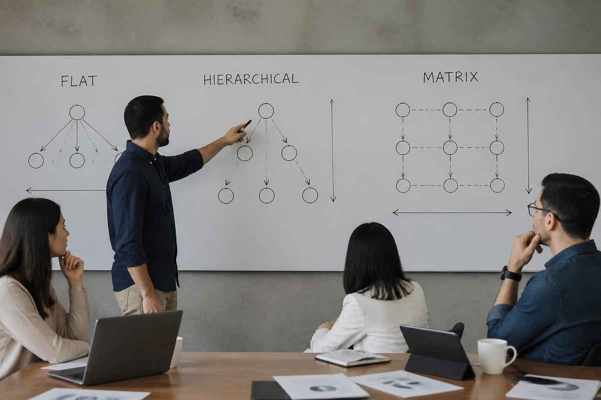 Team hierarchy and decision flow