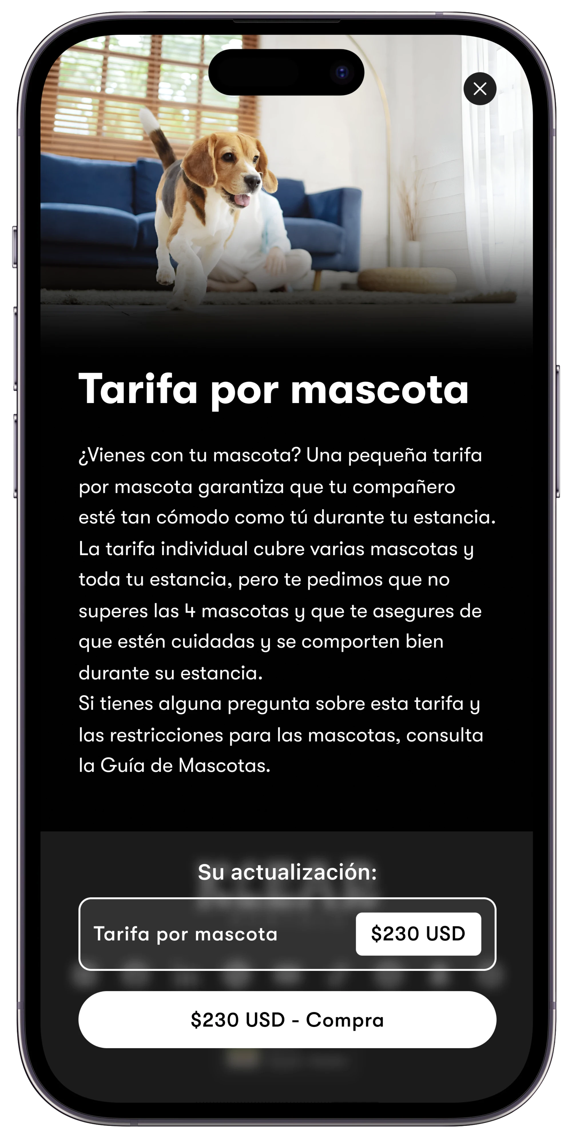 Propina para el personal adicional