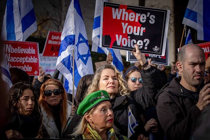 Sexual Violence Against Women Rally At United Nations