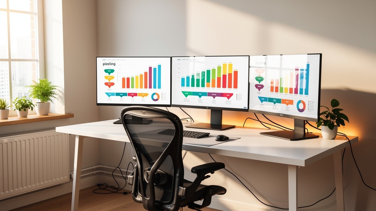 Sales metrics showing improved conversion rates