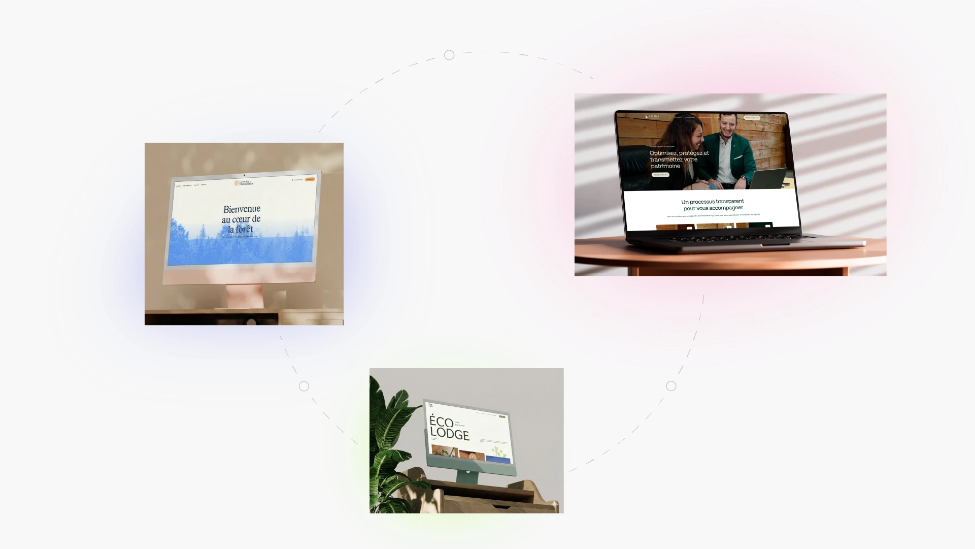 L’équipe du studio de création graphique expone - Félicien Ladurée, Théodore Rault et Baptiste Lemercier