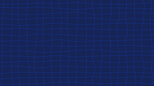 Solid Blue background with wavy grid pattern on it