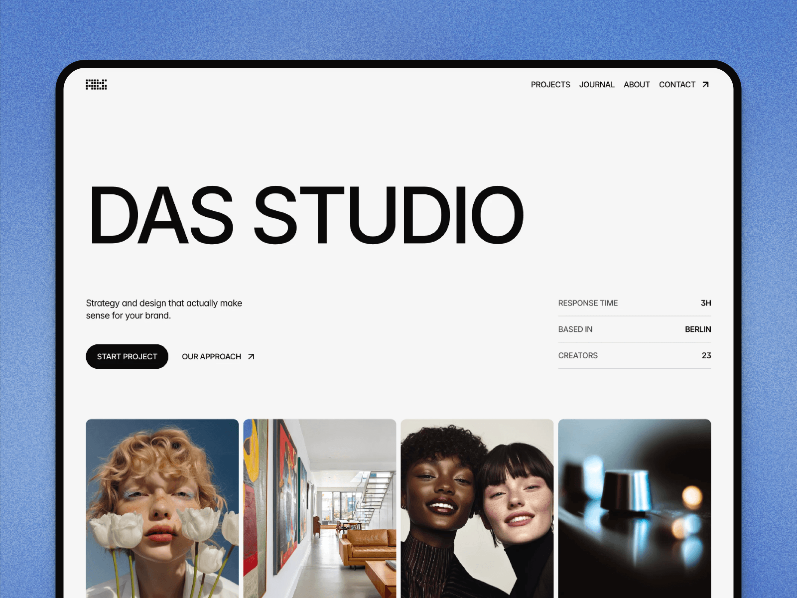 Das Studio Framer Template Presentation