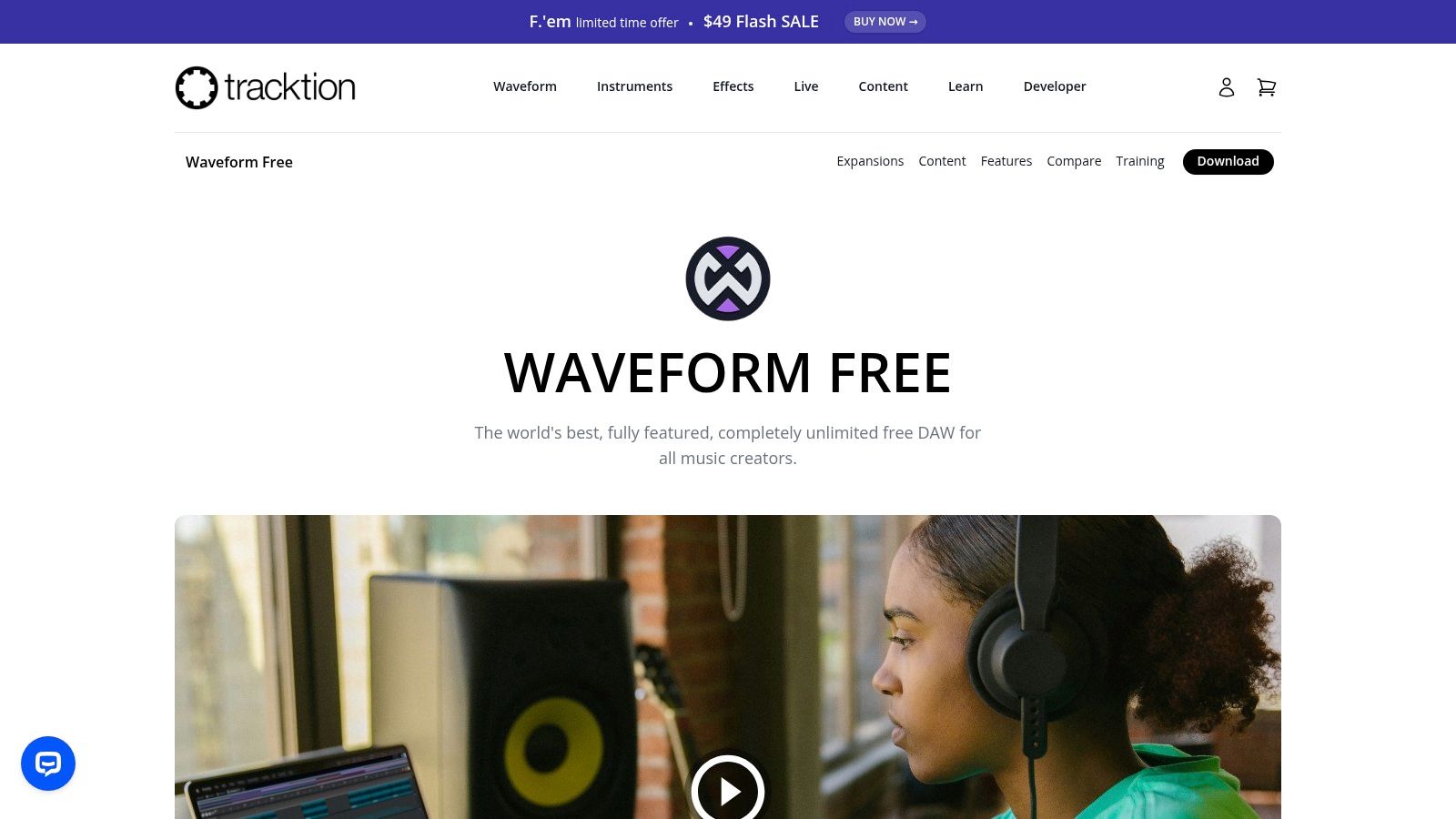 Tracktion Waveform Free