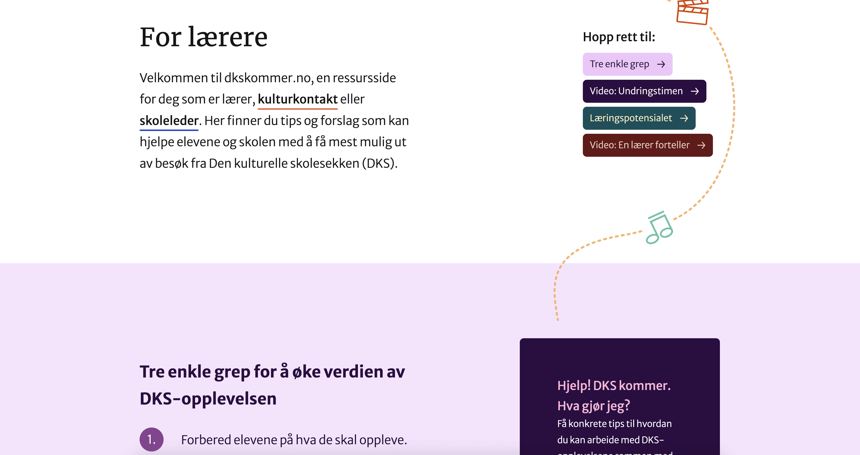 Skjermbilde fra animasjonen som viser prosessen til Edentri