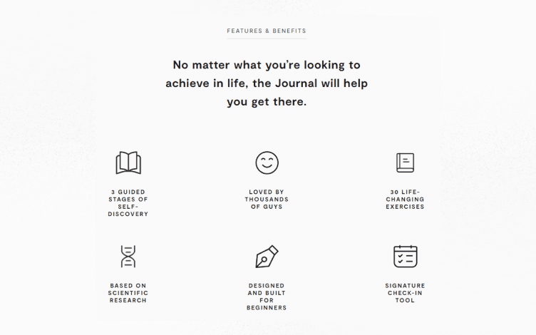 MindJournal features