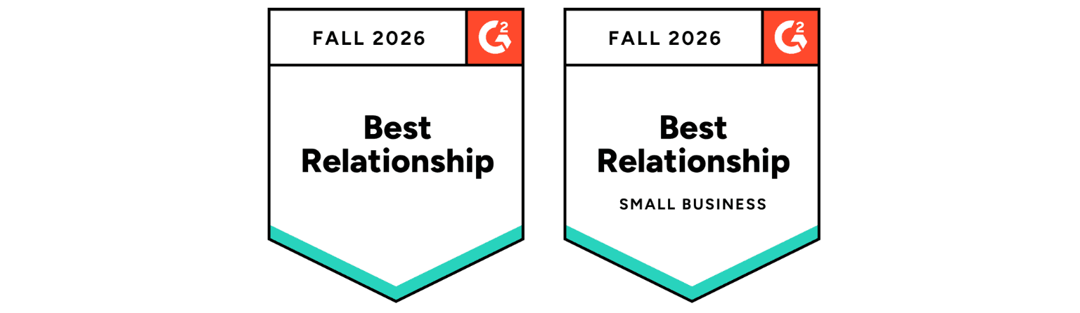 Visby Fall 2026 G2 badges in the AI Search Visibility Optimization category
